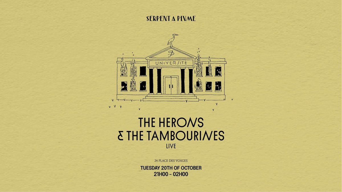 Концерт The Herons & The Tambourines в Serpent à Plume
