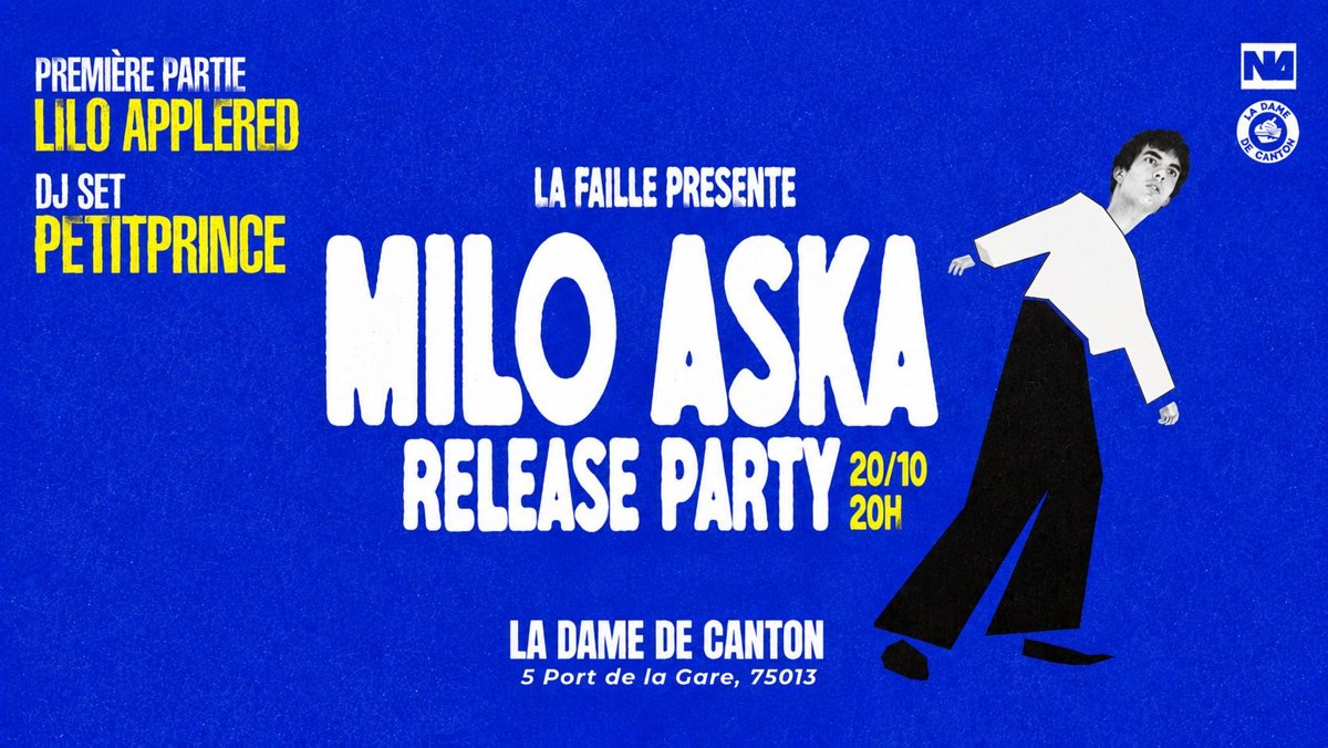 Milo Aska: релиз-пати, разогрев Lilo Applered