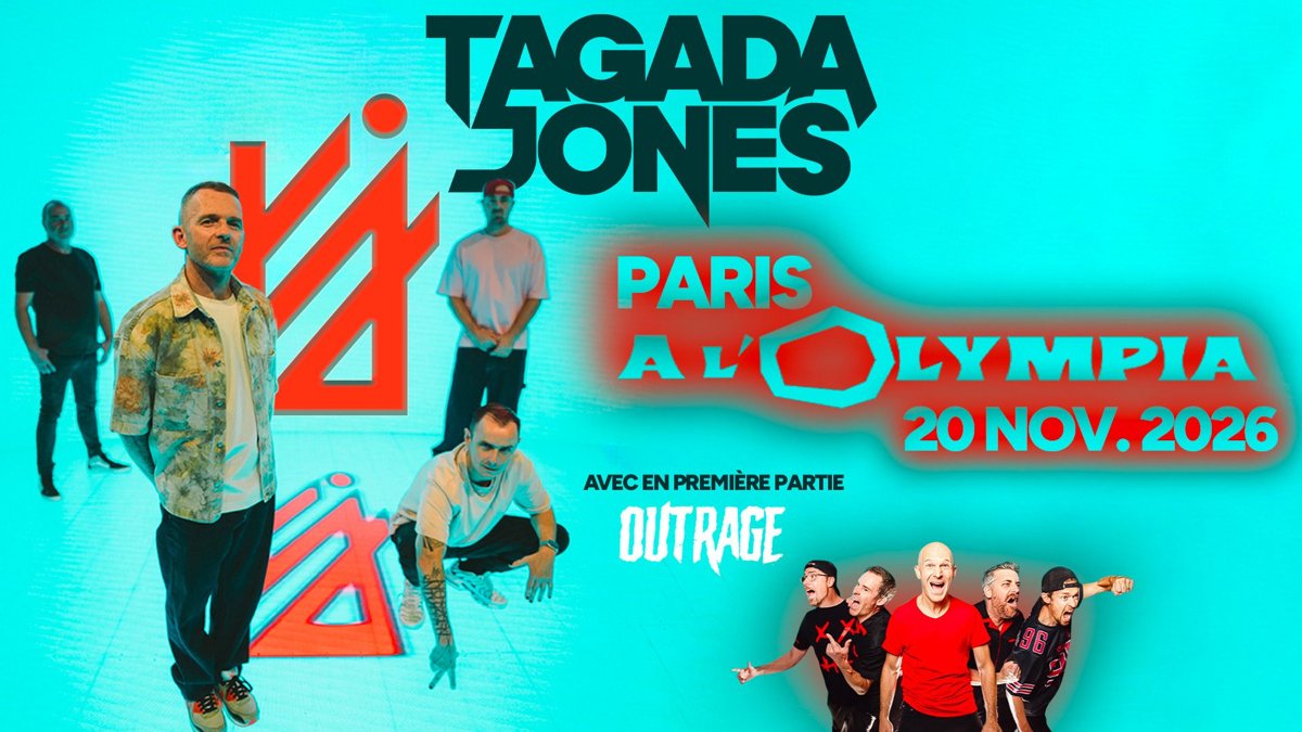 Концерт Tagada Jones и Outrage в Olympia