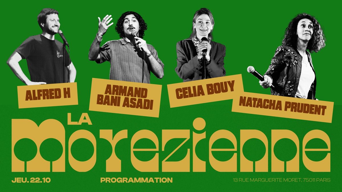 Стендап: Alfred H, Celia Bouy, Armand Bani Asadi и Natacha Prudent