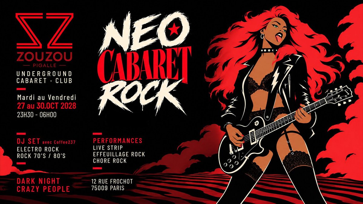 Neo Cabaret Rock — рок-кабаре в Пигаль
