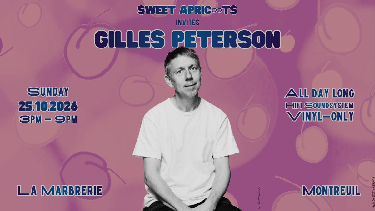 Sweet Apricots приглашают Жиля Петерсона